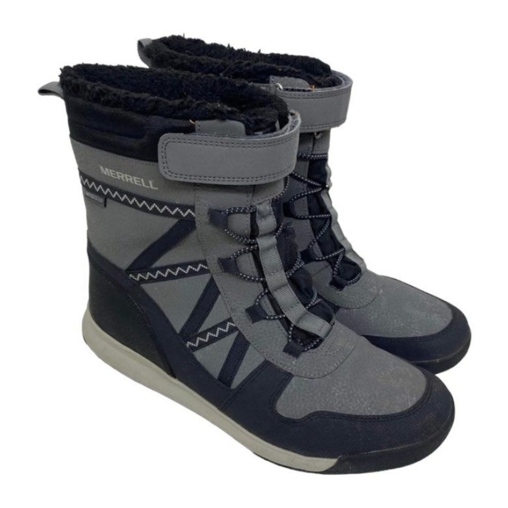 Merrell Snow Crush 2.0 Youth Size 7 Waterproof Insulated Winter Boots Toggle
